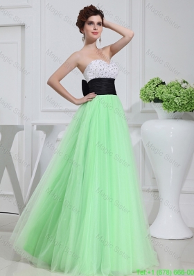 apple green formal dress